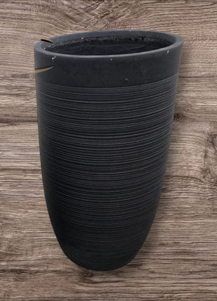 وعاء جداري أسود 60×30 سم (ارتفاع×قطر)